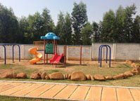 Childrens play area at JR Meadows - Luxury plots for sale in Hosur road