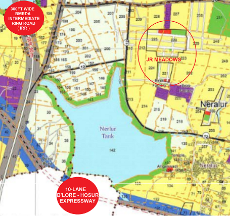 Master Plan of BMRDA - Plots near Electronics City Bangalore 